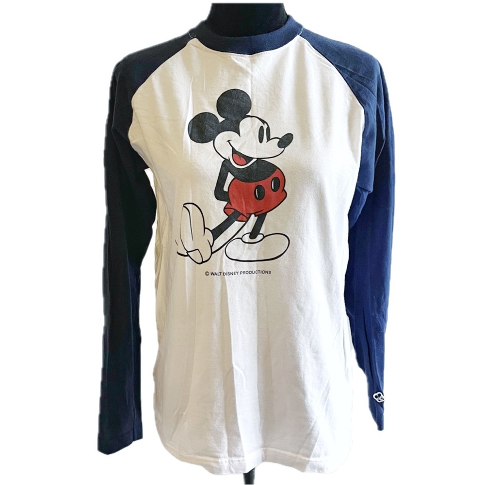DISNEY Mickey Mouse Tokyo Disney Resort Size Large Long Sleeve Raglan Shirt